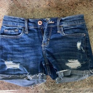 Abercrombie kids midi jean short